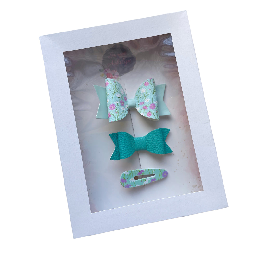 Green Floral Gift Box