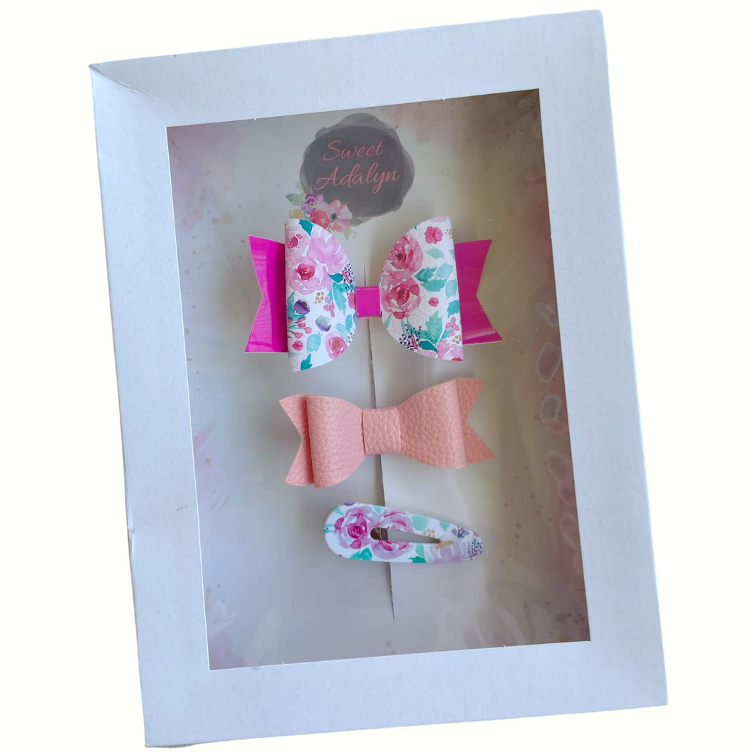 Pink Floral Gift Box