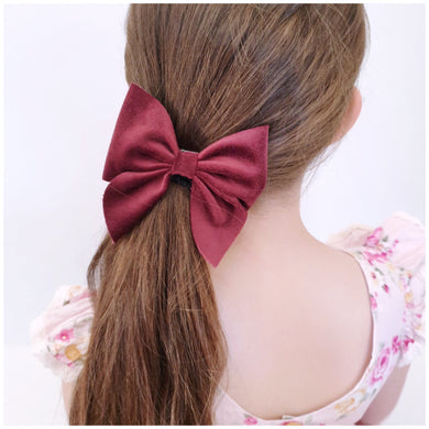 Sailor- Maroon glitter bow, leatherette bow, fringe clip, butterfly bow, personalised bow, rainbow bow, dolly hair bow, floral bow, shimmer bow, pretty bow , Bow Handmade Hairbow, handmade hair accessories, Sweet Adalyn Sweet Adalyn