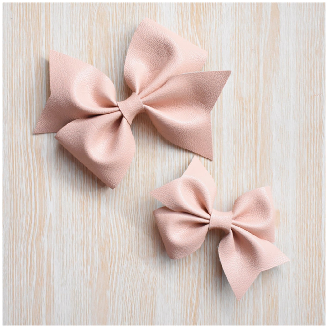 Pretty in Pink Glitter Bow Headband