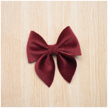 Sailor Mini- Maroon glitter bow, leatherette bow, fringe clip, butterfly bow, personalised bow, rainbow bow, dolly hair bow, floral bow, shimmer bow, pretty bow , Bow Handmade Hairbow, handmade hair accessories, Sweet Adalyn Sweet Adalyn